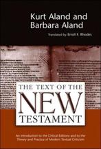 The Text of the New Testament 9780802840981 Barbara Aland, Verzenden, Gelezen, Barbara Aland