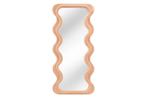 Muurspiegel CURVY 160cm apricot - 44676, Huis en Inrichting, Woonaccessoires | Spiegels, Ophalen of Verzenden, Nieuw