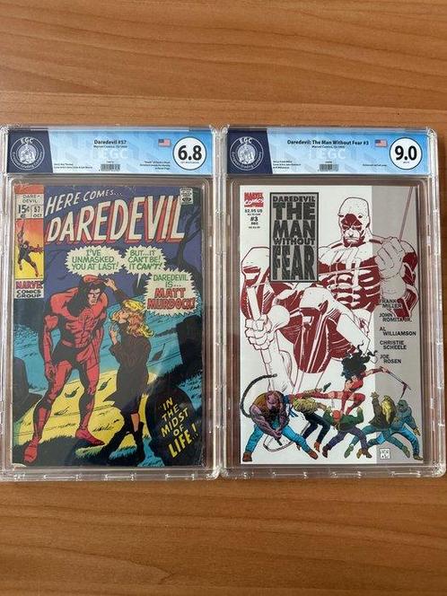 Daredevil #57 + Daredevil: The Man Without Fear #3 - EGC 6.8, Boeken, Strips | Comics