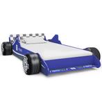 Kinderbed raceauto 90x200 cm blauw (Voor in Huis), Nieuw, Verzenden