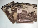 De Voetbal rolt - vintage voetbalmagazine - nrs 1 t/m 9 1950, Nieuw, Ophalen