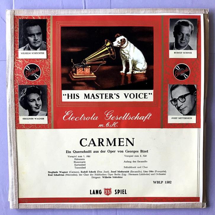 Wilhelm Schüchter – Carmen (Georges Bizet) (1-10-Vinyl-LP), Cd's en Dvd's, Vinyl | Klassiek, Ophalen of Verzenden