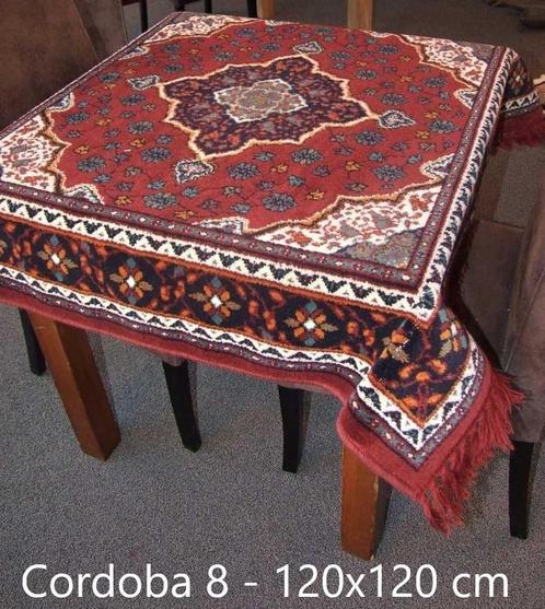 Vierkante smyrna tafelkleden - Perzisch pluche tafelkleed, Huis en Inrichting, Tafelkleden, Binnen, Vierkant, Nieuw, Ophalen of Verzenden