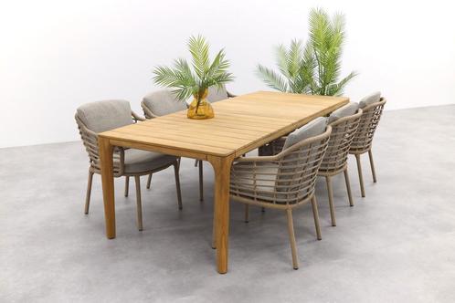 4 Seasons Como/Taste Liam tuinset - 240x100 cm. | AANVRAAG, Tuin en Terras, Tuinsets en Loungesets, Tuinset, Nieuw, Hout, Verzenden