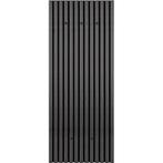 Kapstok - Trion Geve - Wandgarderobe - 50x125cm - Antraciet, Huis en Inrichting, Ophalen of Verzenden, Nieuw