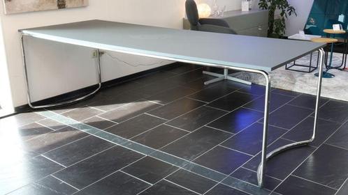 Kirkas eettafel 240x90cm fenix blad, Huis en Inrichting, Tafels | Eettafels, Zo goed als nieuw, Metaal, Rechthoekig, Ophalen of Verzenden