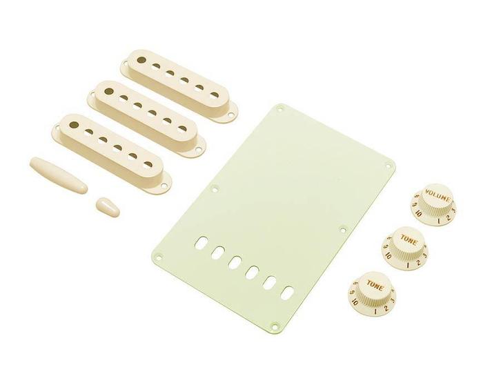 Fender Stratocaster accessoires kit aged white, Muziek en Instrumenten, Instrumenten | Toebehoren, Verzenden
