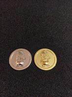Lego - LEGO NEW super mario coins 1 silver coin and 1 gold, Nieuw