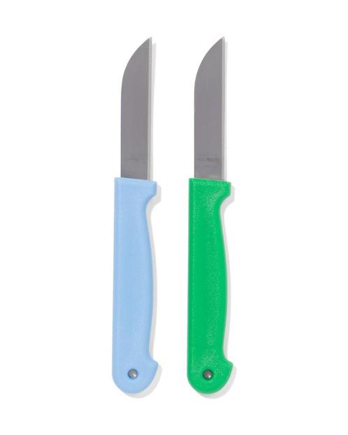 HEMA Aardappelmesje 2 stuks groen/blauw, Huis en Inrichting, Keuken | Keukenbenodigdheden, Nieuw, Verzenden