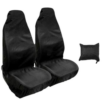 Monteurshoes - Zwart - 2 Stuks - Lederlook - Autostoelhoes - beschikbaar voor biedingen