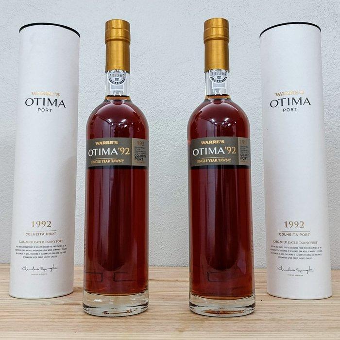 1992 Warres Otima - Colheita Port - Douro - 2 Jennies, Verzamelen, Wijnen