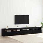 vidaXL TV Kabinet Set 3 pcs Zwart eiken 270 x 35 x 40 cm, Minder dan 50 cm, Verzenden, Nieuw, Minder dan 100 cm