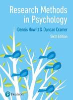 Research Methods in Psychology 9781292276700 Dennis Howitt, Verzenden, Gelezen, Dennis Howitt