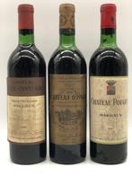 Trio AOC Margaux 1970, Ophalen of Verzenden, Nieuw, Overige gebieden, Overige typen