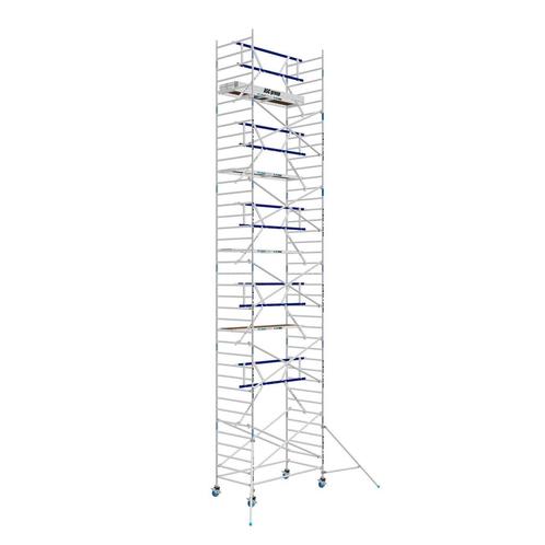 AGS Pro rolsteiger ASC 135 x 250 x 12,2 wh enkelzijdig, Doe-het-zelf en Verbouw, Steigers, Rolsteiger of Kamersteiger, Nieuw, 5 meter of hoger