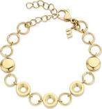 Melano Vivid Tripple Stone armband - goudkleurig - dames, Verzenden, Nieuw