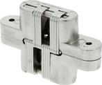 Starx scharnier onzichtbaar - nikkel - 25 X 117 mm, Verzenden, Nieuw