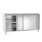 GGM Gastro | RVS werkkast ECO - 2000x700mm - met | ASFK207, Verzenden, Nieuw in verpakking, Meubilair