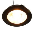 EcoDim LED Meubelspot Ø55mm Zwart IP54, Huis en Inrichting, Lampen | Plafondlampen, Verzenden, Nieuw