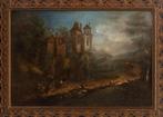 Catalan school (XIX) - Arquitectural landscape, Antiek en Kunst