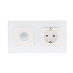Rome Smart wit-glas stopcontact en PIR sensor comb, Ophalen of Verzenden, Nieuw
