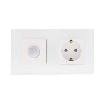 Rome Smart wit-glas stopcontact en PIR sensor comb beschikbaar voor biedingen