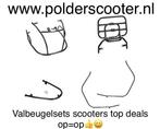Valbeugels voor je scooter + complete setjes beste deals!, Verzenden, Nieuw