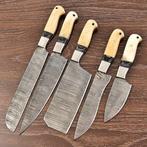 Keukenmes - Chefs knife - Handgemaakt gevouwen staal,