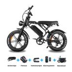 QMwheel V20 Pro Fatbike - Achterzitje + Telefoonhouder +, Nieuw, Overige merken