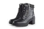 Mustang Veterboots in maat 40 Zwart | 10% extra korting, Kleding | Dames, Schoenen, Verzenden, Zwart, Overige typen, Zo goed als nieuw