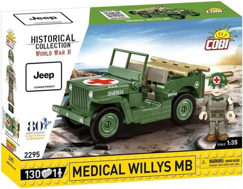 COBI 2295 Medical WILLYS MB (Leger bouwsets, Modelbouwsets), Kinderen en Baby's, Speelgoed | Bouwstenen, Nieuw, Verzenden