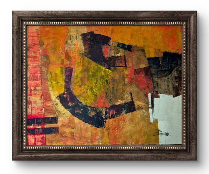 Sonja Brzak - Golden Vibes, Antiek en Kunst, Kunst | Schilderijen | Modern