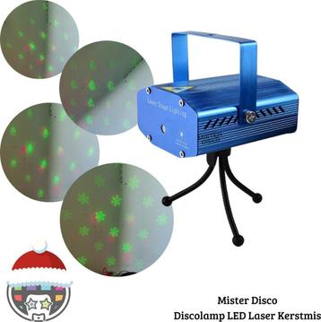 Discolamp LED Laser Kerstmis - Kerstverlichting - Kerstlaser beschikbaar voor biedingen