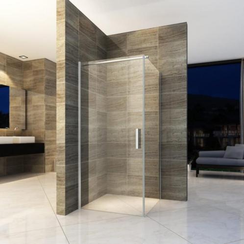 BWS Douchecabine | Goodkoop | Vierkant 90x90cm | 6mm Helder, Doe-het-zelf en Verbouw, Sanitair, Douche, Nieuw, Chroom, Ophalen of Verzenden