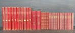 Various authors - Large antique leatherbound book collection