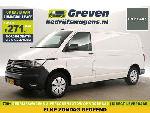 Volkswagen Transporter 2.0 TDI L2H1 Airco Cruise PDC €271pm, Auto's, Bestelauto's, Handgeschakeld, Diesel, Wit, Volkswagen, Verzenden