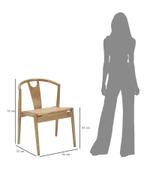 STOEL JAPAN -B- SET 2 STUKS CM 56X53X76, Huis en Inrichting, Stoelen, Ophalen of Verzenden, Nieuw