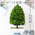 Kunst Bonsai Boom - Planten Nep Plant Plastic Decoratie, Huis en Inrichting, Woonaccessoires | Kunstplanten en Kunstbloemen, Verzenden