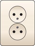 Niko originele Wandcontactdoos (WCD schakelmateriaal) -, Doe-het-zelf en Verbouw, Elektra en Kabels, Verzenden, Nieuw, Overige typen