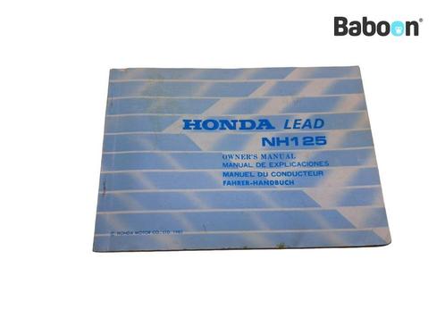 Instructie Boek Honda NH 125 Lead 1983-1986 (NH125) English, Motoren, Onderdelen | Honda, Gebruikt, Verzenden