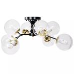 TooLight Plafondlamp - Glazen bollen - 8 lichtpunten - Zw..., Ophalen of Verzenden, Nieuw