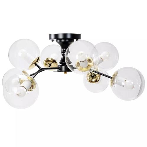 TooLight Plafondlamp - Glazen bollen - 8 lichtpunten - Zw..., Huis en Inrichting, Lampen | Plafondlampen, Nieuw, Ophalen of Verzenden