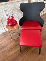 Harvink - Fauteuil - Organic Fauteuil - Leder, Metaal