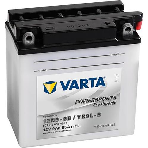 Varta Powersports Freshpack 12N9-3B accu | 509 015 008 | 12, Auto-onderdelen, Accu's en Toebehoren, Ophalen of Verzenden