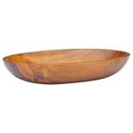 vidaXL Wastafel 60x40x10 cm massief teakhout, Verzenden, Nieuw
