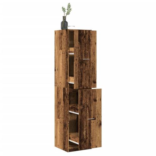 vidaXL Apothekerskast 40x41x174,5 cm bewerkt hout oud, Huis en Inrichting, Kasten | Overige, Nieuw, Verzenden
