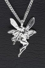 Zilveren Vrouw met vleugels ketting hanger, Verzenden, Nieuw