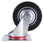 Benson Zwenkwiel - Massief Rubber - Slijtvast - 100 mm -..., Doe-het-zelf en Verbouw, Zwenkwielen, Ophalen of Verzenden, Nieuw
