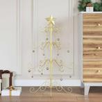 vidaXL Metalen kerstboom met standaard Goud 90 cm, Diversen, Verzenden, Nieuw