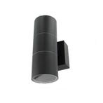 Wandlamp LED 2x4Watt ZWART 230Volt IP65 dimbaar, Tuin en Terras, Buitenverlichting, Ophalen of Verzenden, Nieuw